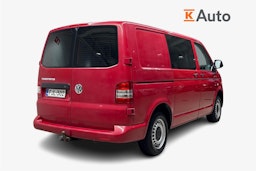 punainen Volkswagen Transporter 2009 kuva 2.
