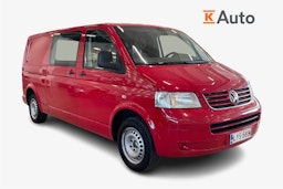 punainen Volkswagen Transporter 2009 kuva 1.