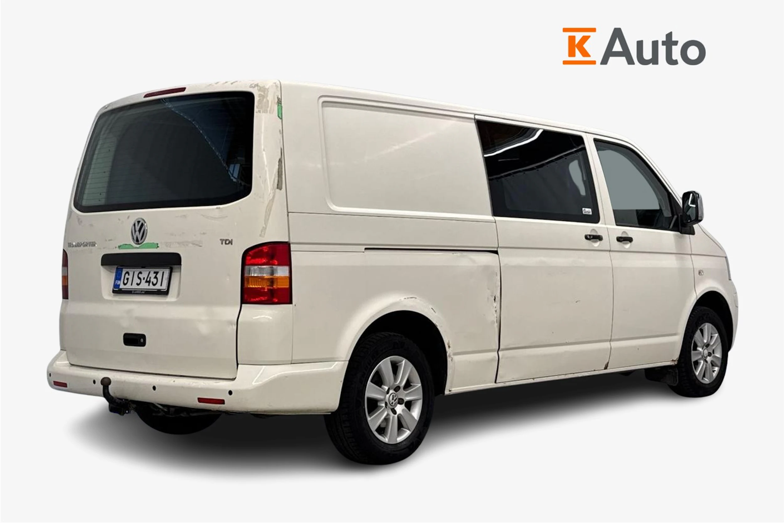 valkoinen Volkswagen Transporter 2010 kuva 3.