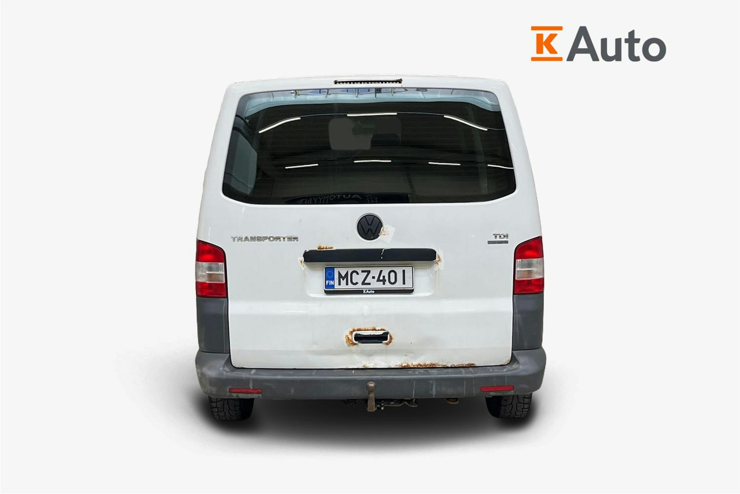 valkoinen Volkswagen Transporter 2010 kuva 3.