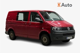 punainen Volkswagen Transporter 2010 kuva 1.