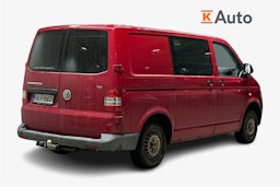 punainen Volkswagen Transporter 2010 kuva 2.