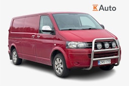 punainen Volkswagen Transporter 2010 kuva 1.