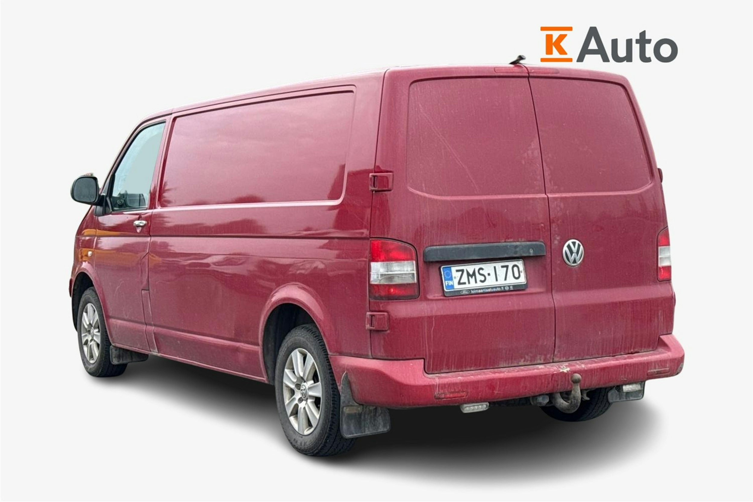 punainen Volkswagen Transporter 2010 kuva 2.