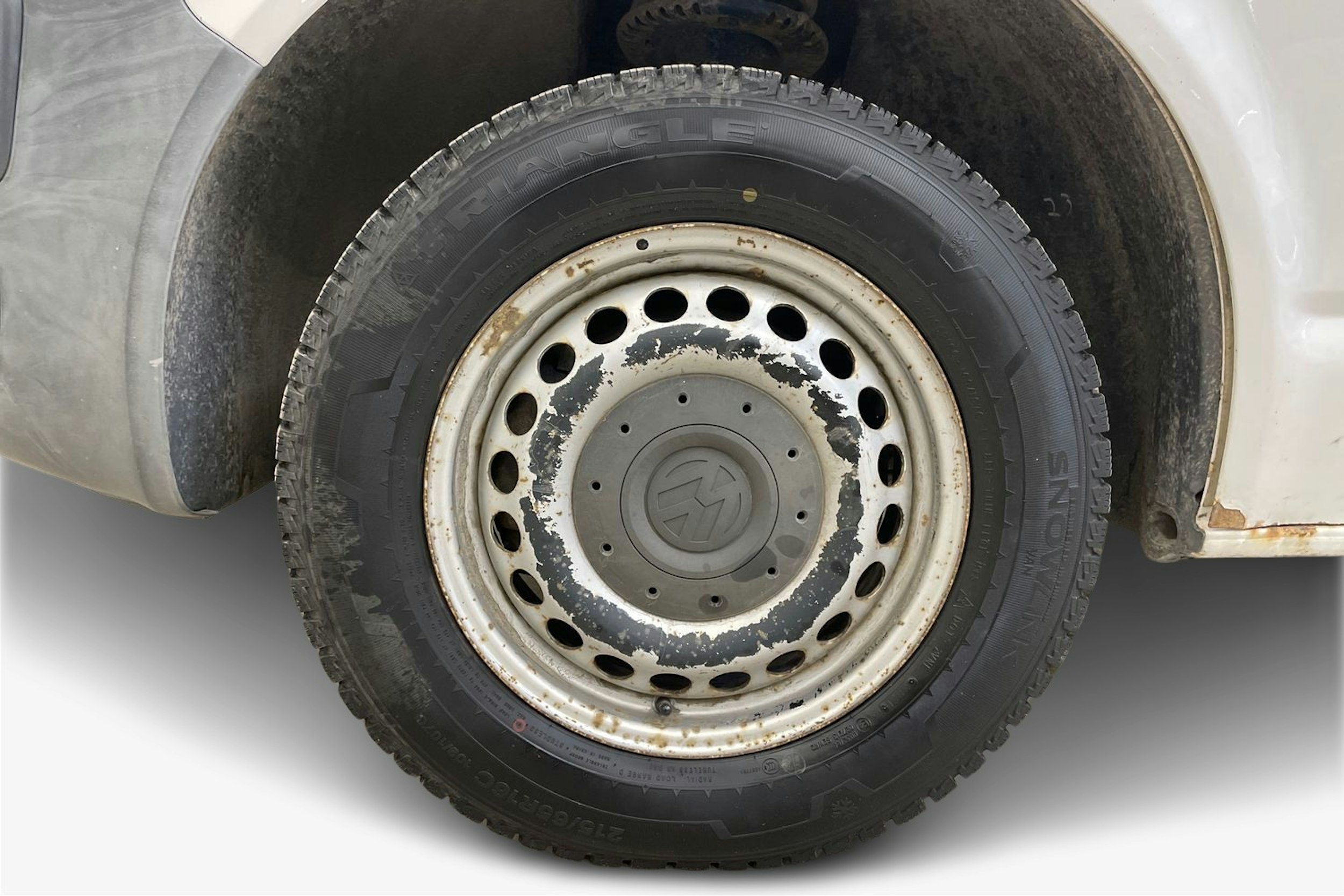 valkoinen Volkswagen Transporter 2011 kuva 9.