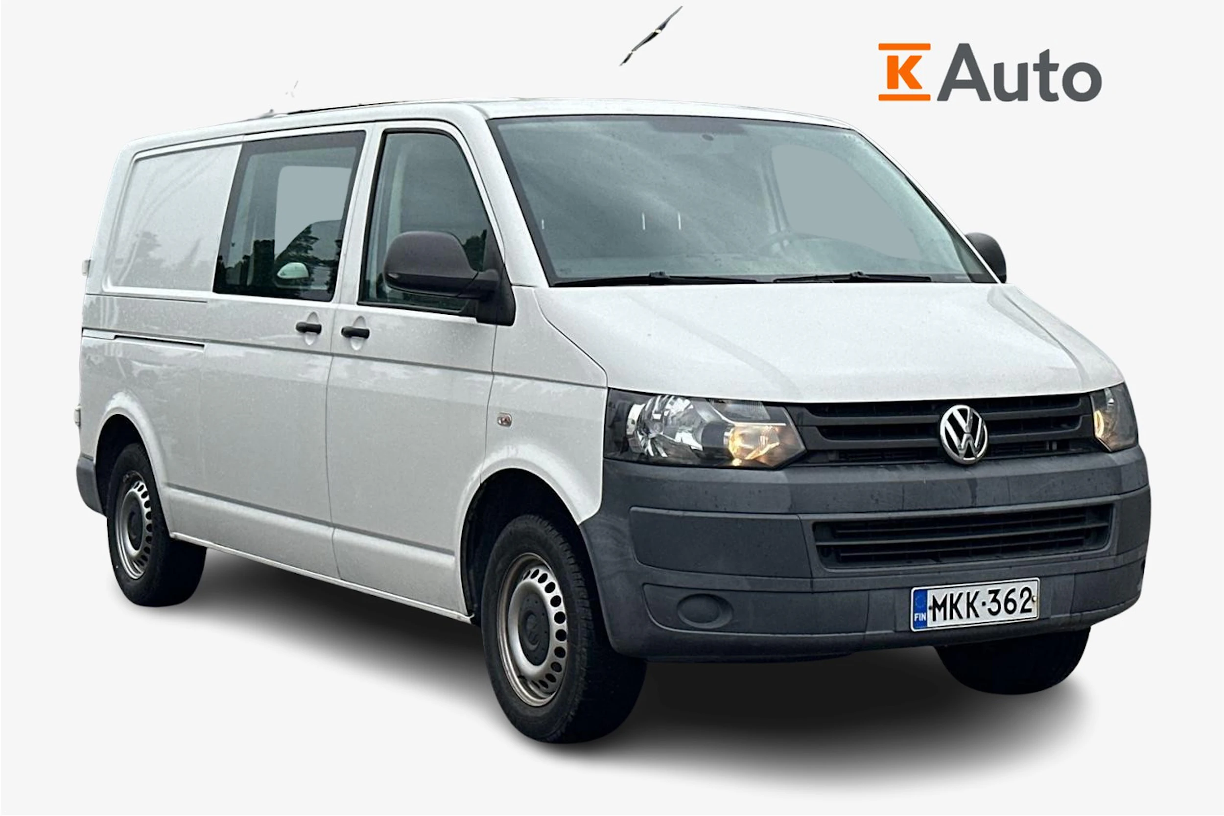valkoinen Volkswagen Transporter 2011 kuva 1.
