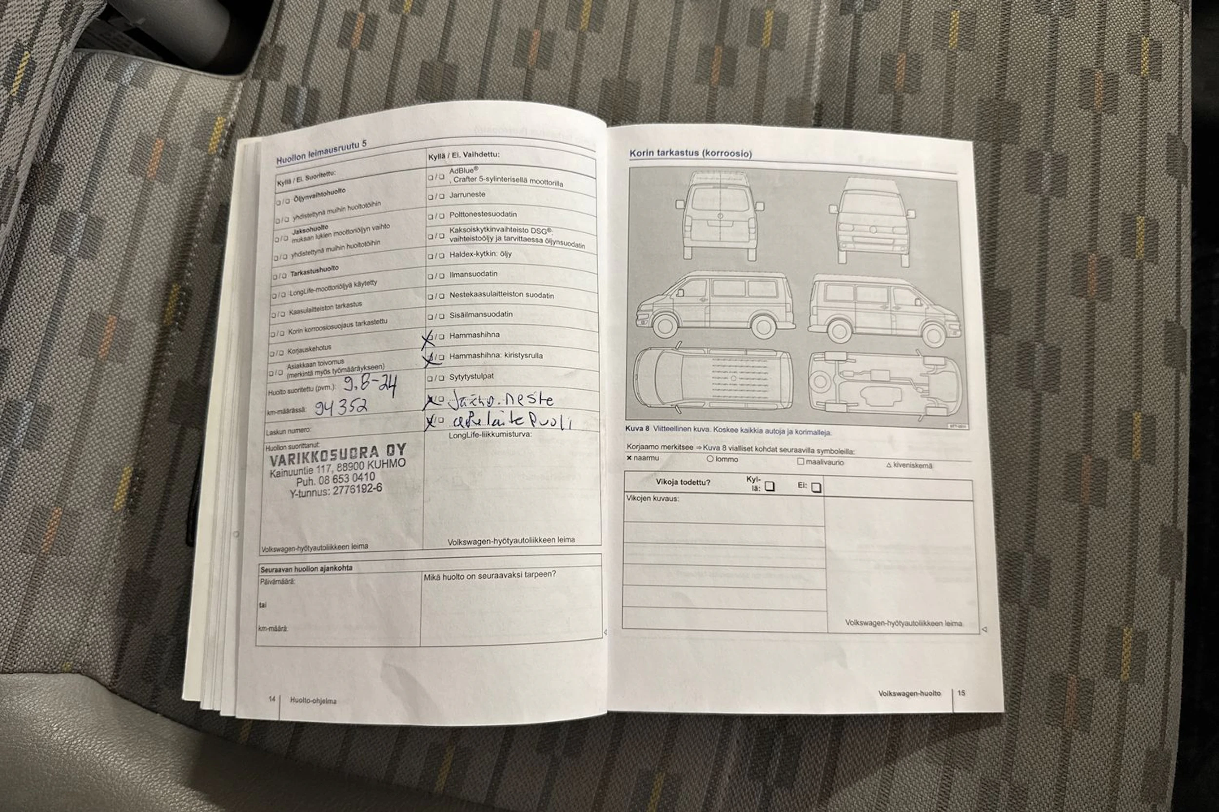 sininen Volkswagen Transporter 2012 kuva 30.