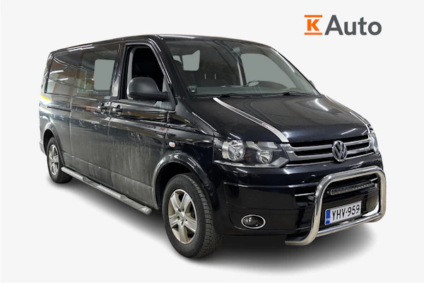 Volkswagen Transporter umpipakettiauto pitkä 2,0 TDI 103kW 4Motion Black & Silver, takapariovin