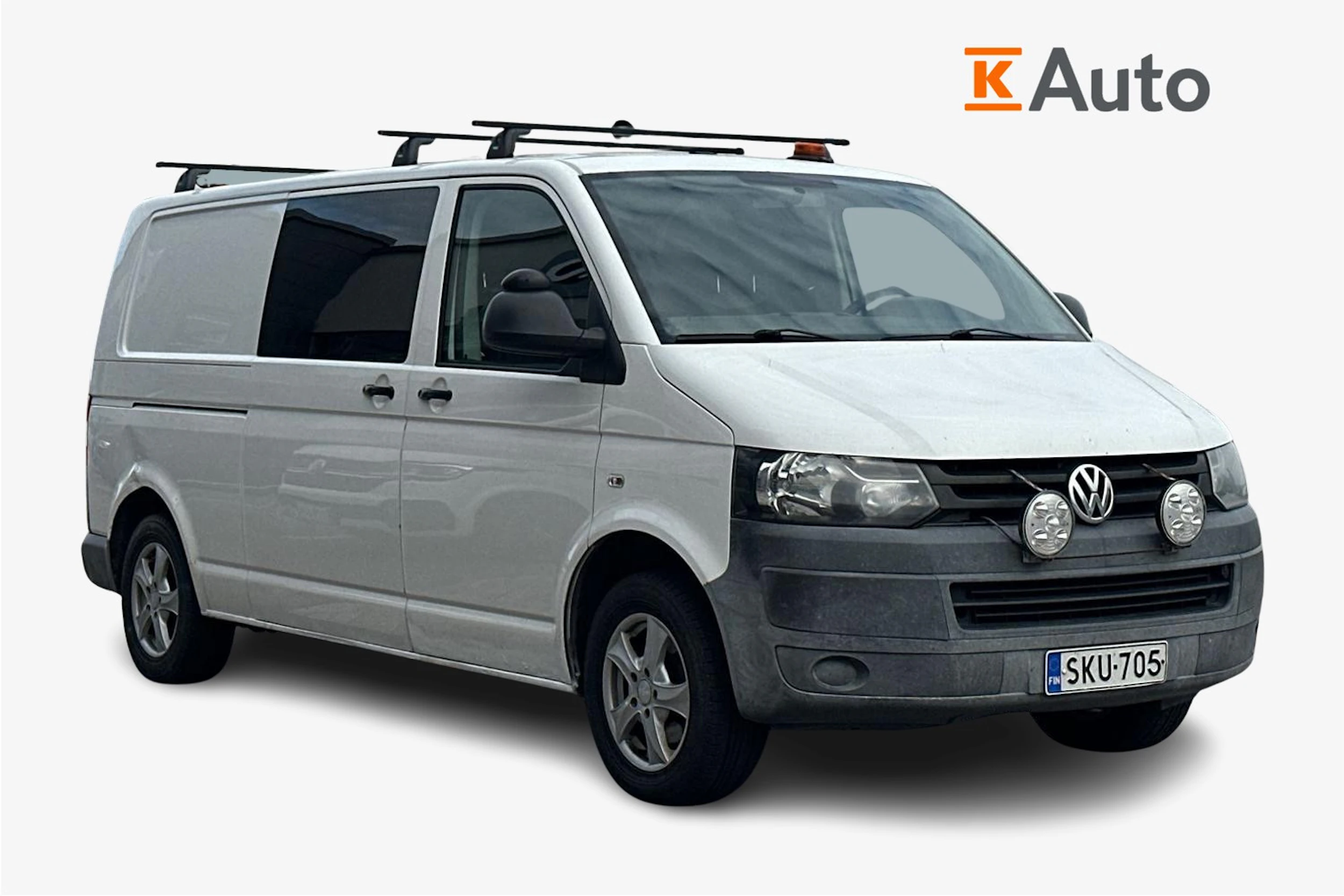 valkoinen Volkswagen Transporter 2013 kuva 1.