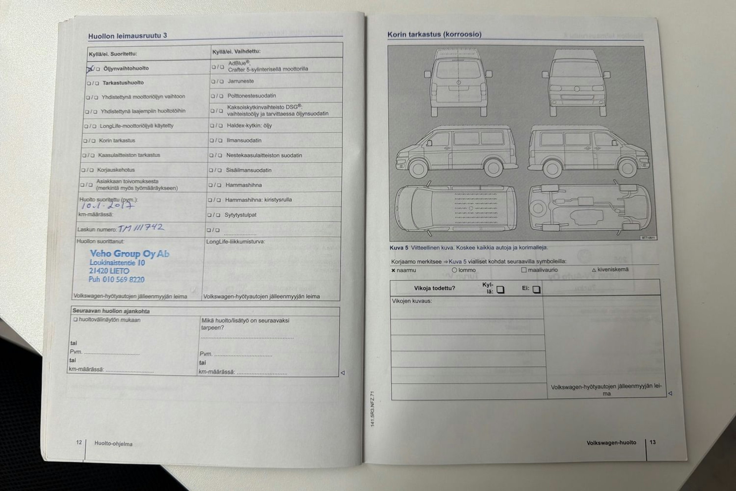 valkoinen Volkswagen Transporter 2014 kuva 31.