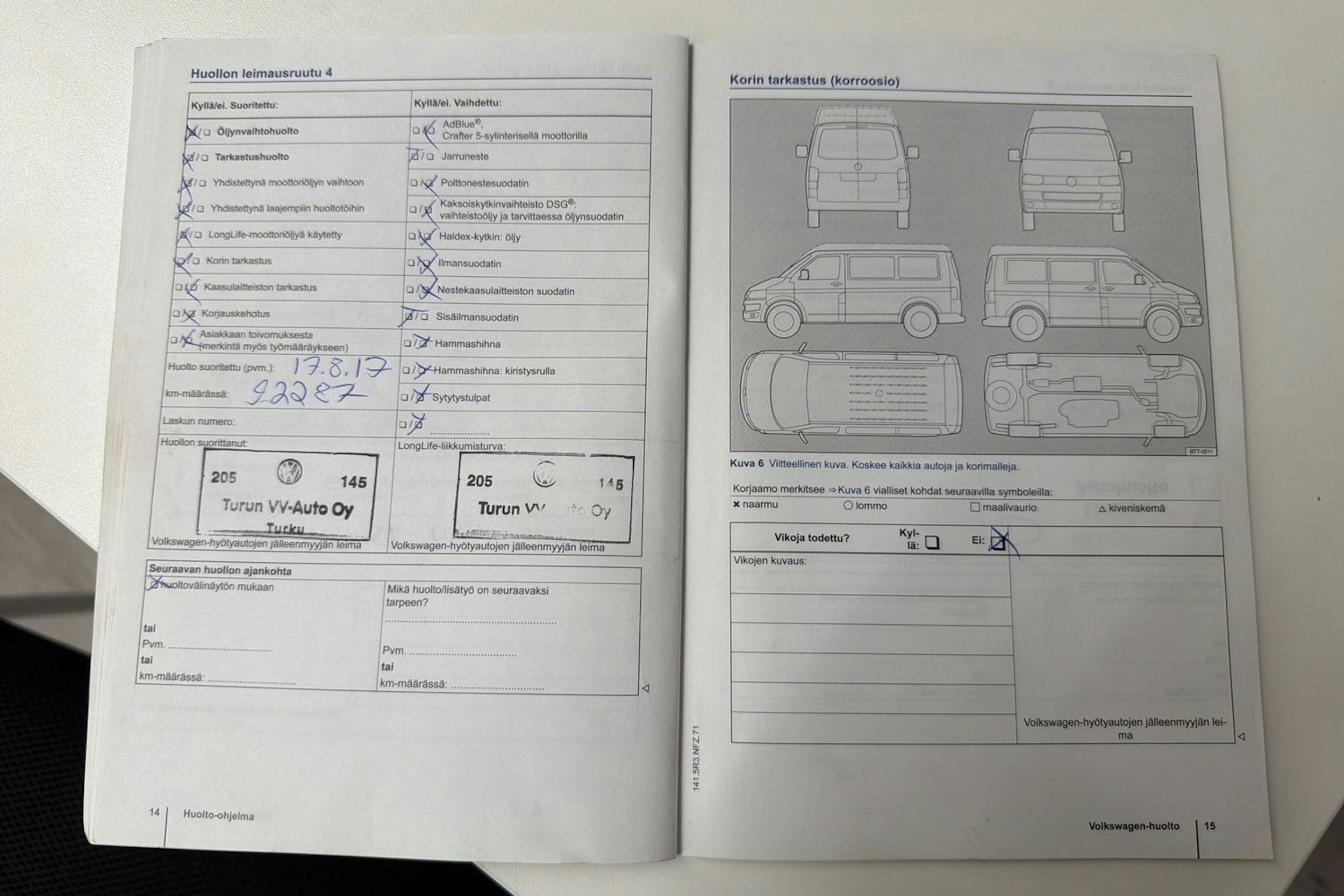 valkoinen Volkswagen Transporter 2014 kuva 32.