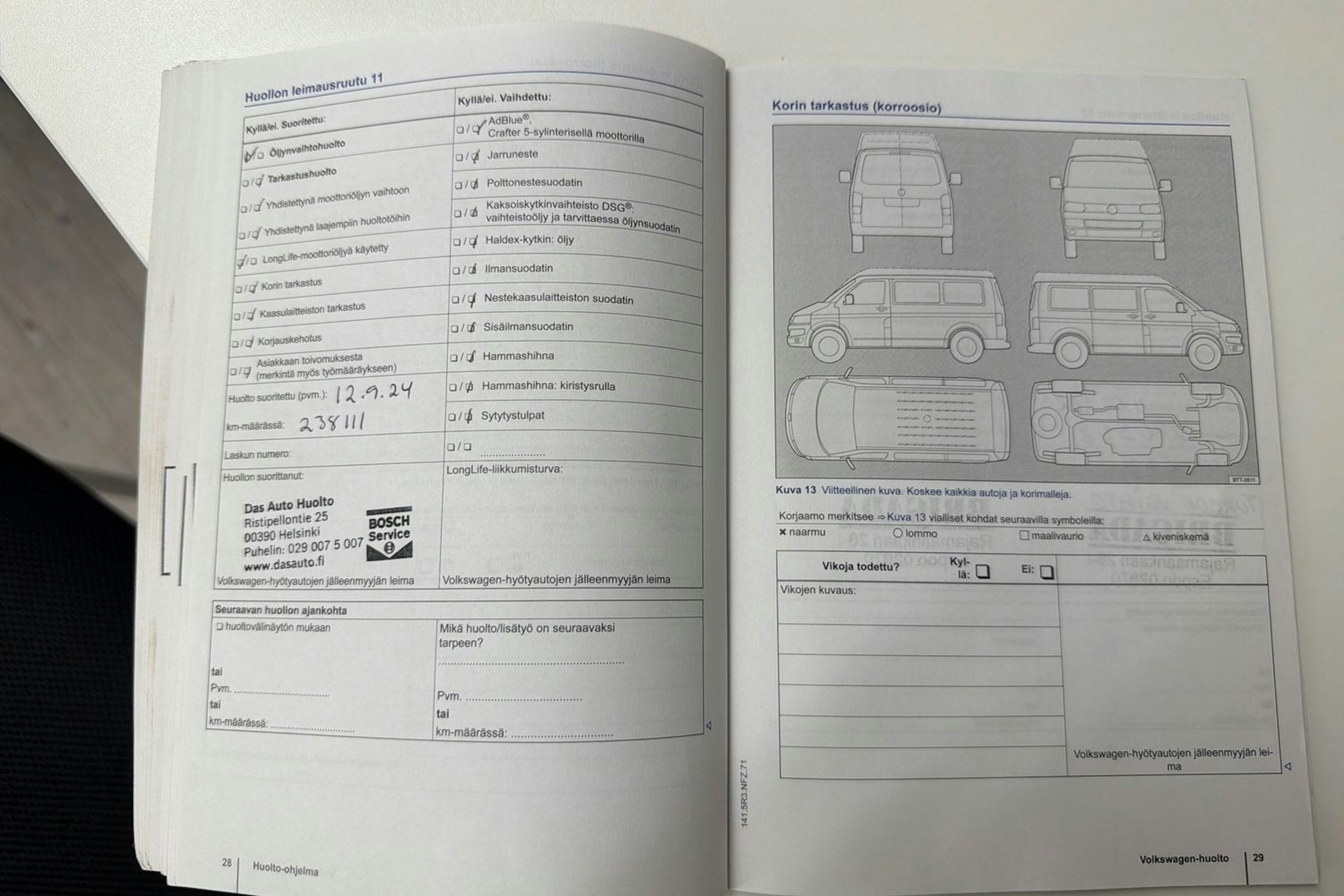 valkoinen Volkswagen Transporter 2014 kuva 39.