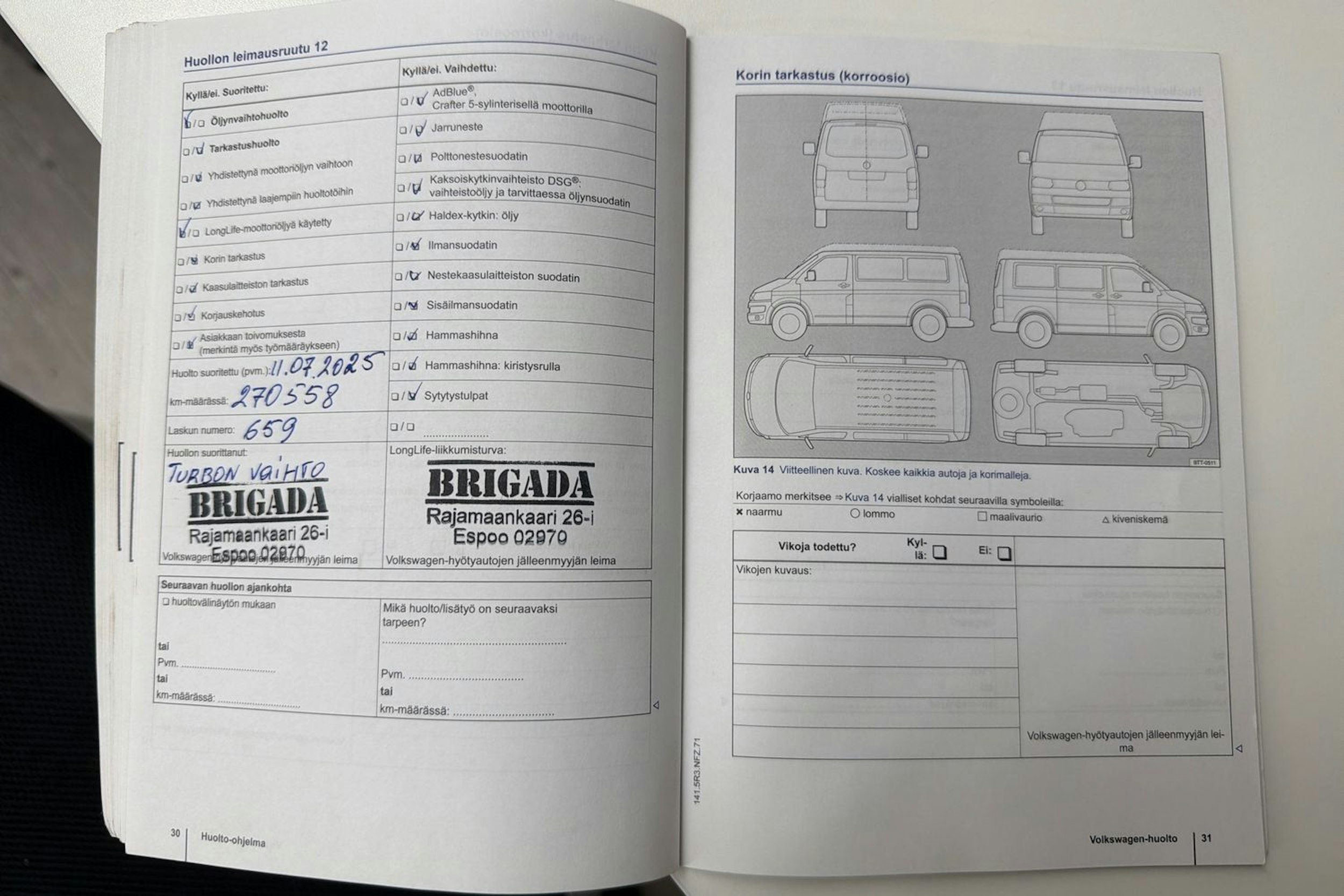 valkoinen Volkswagen Transporter 2014 kuva 40.