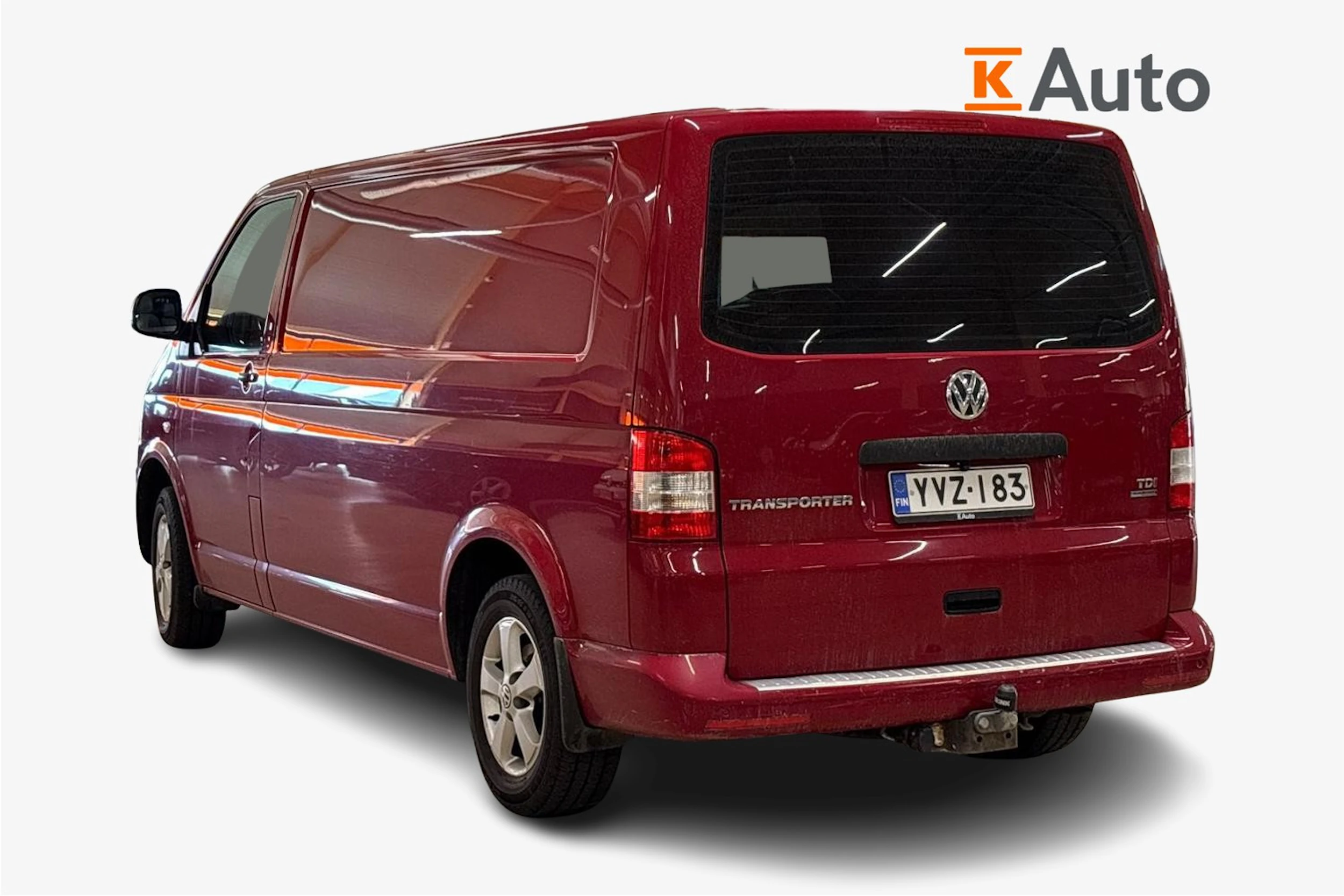punainen Volkswagen Transporter 2014 kuva 2.