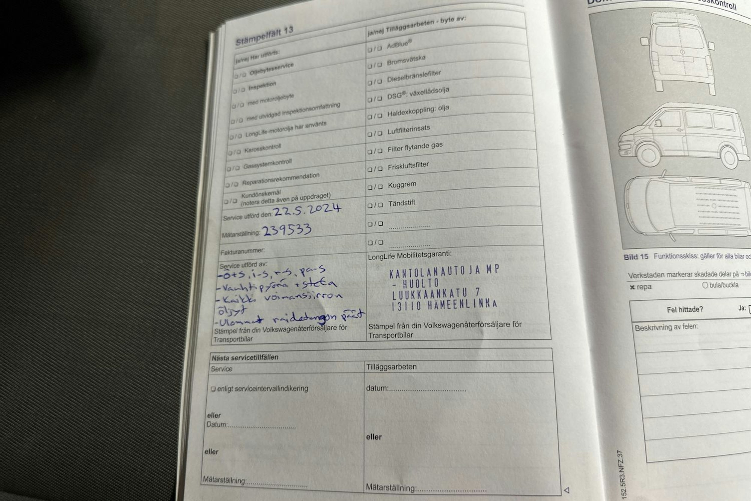 Valkoinen Volkswagen TRANSPORTER 2015 kuva 35.