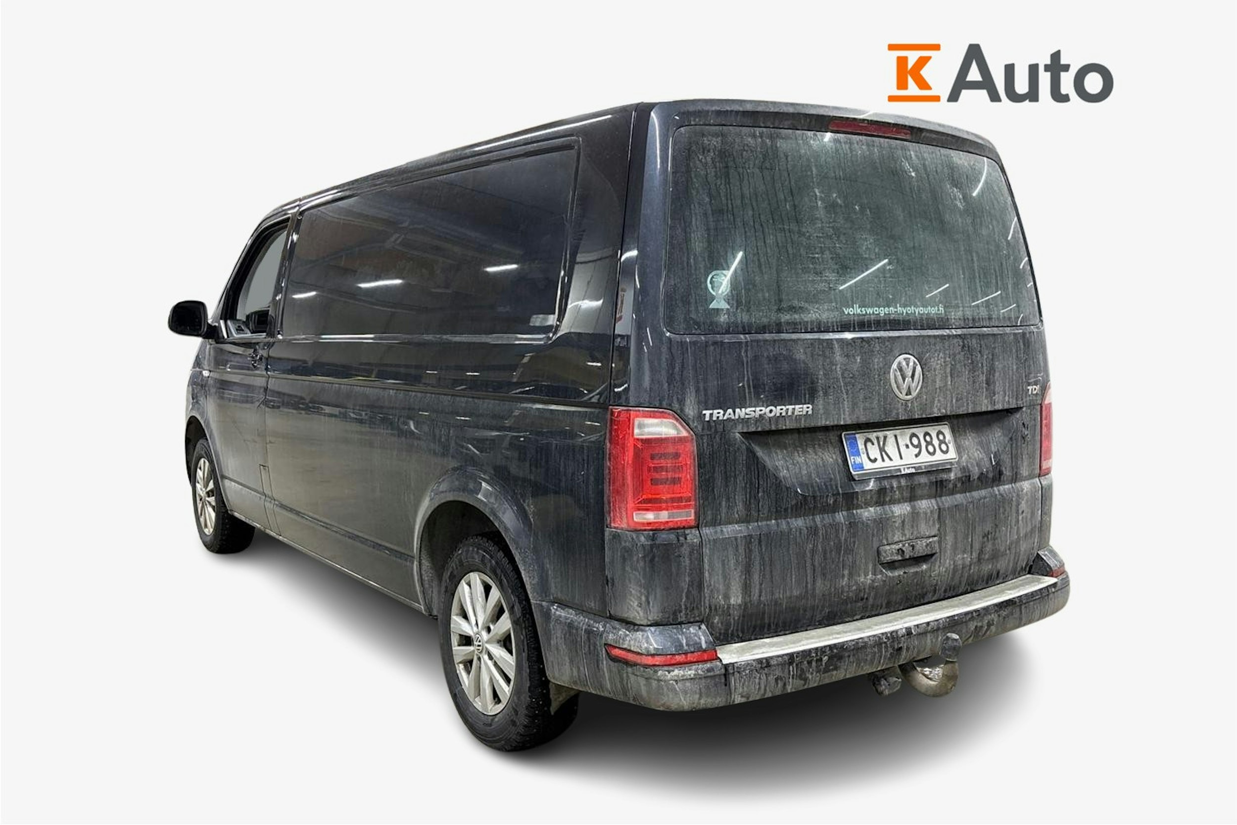musta Volkswagen Transporter 2016 kuva 2.