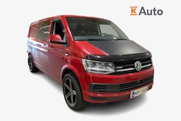 punainen Volkswagen Transporter 2016 kuva 1.