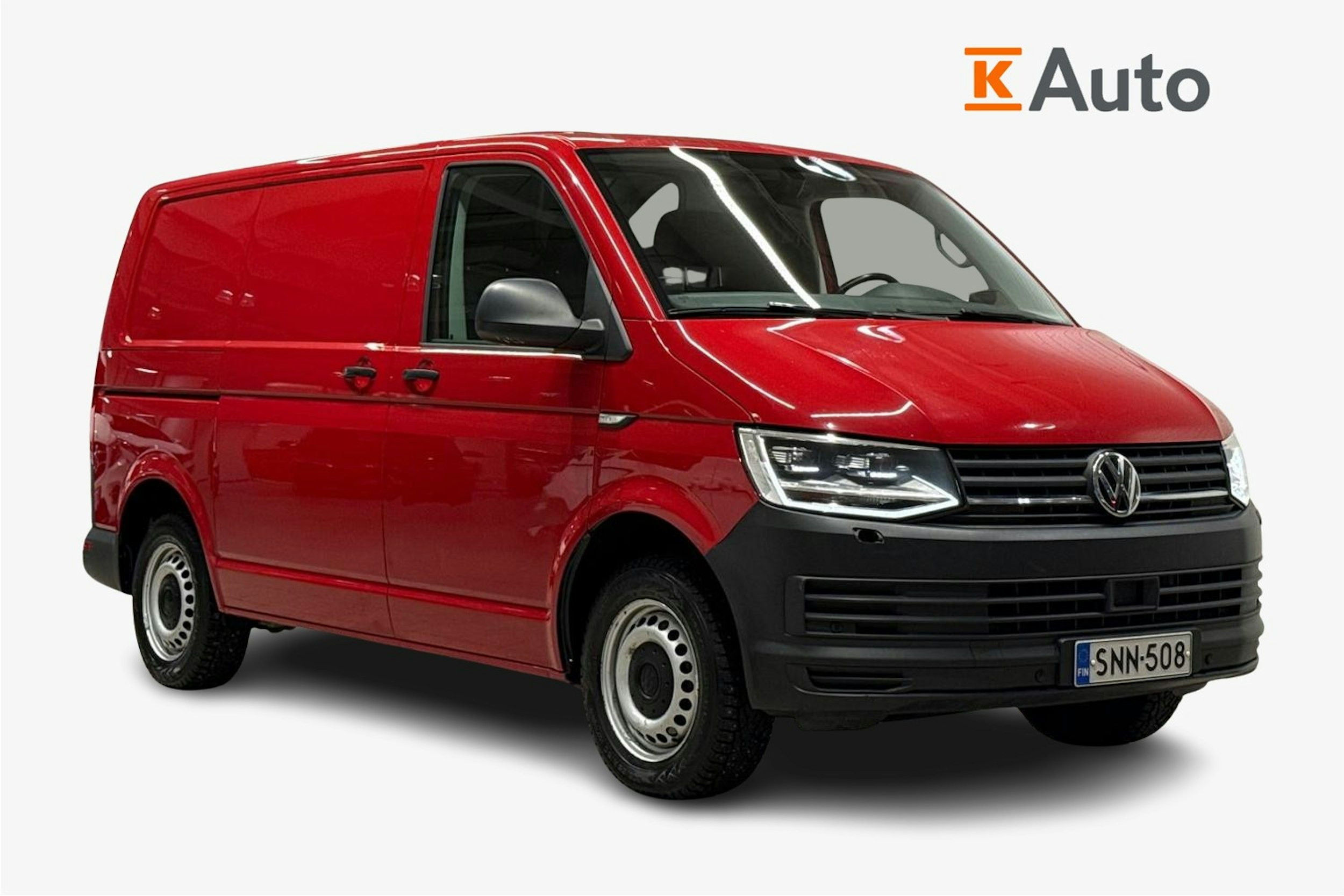 punainen Volkswagen Transporter 2016 kuva 1.