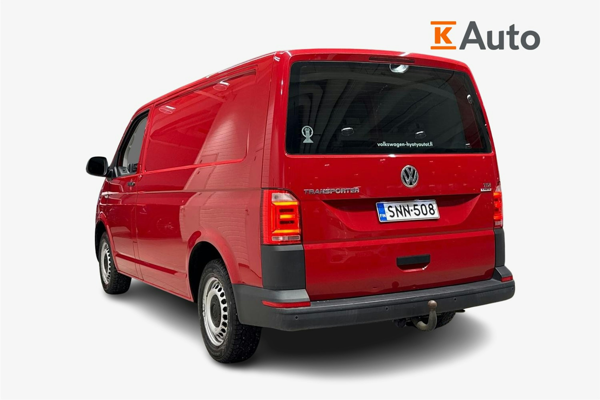 punainen Volkswagen Transporter 2016 kuva 2.
