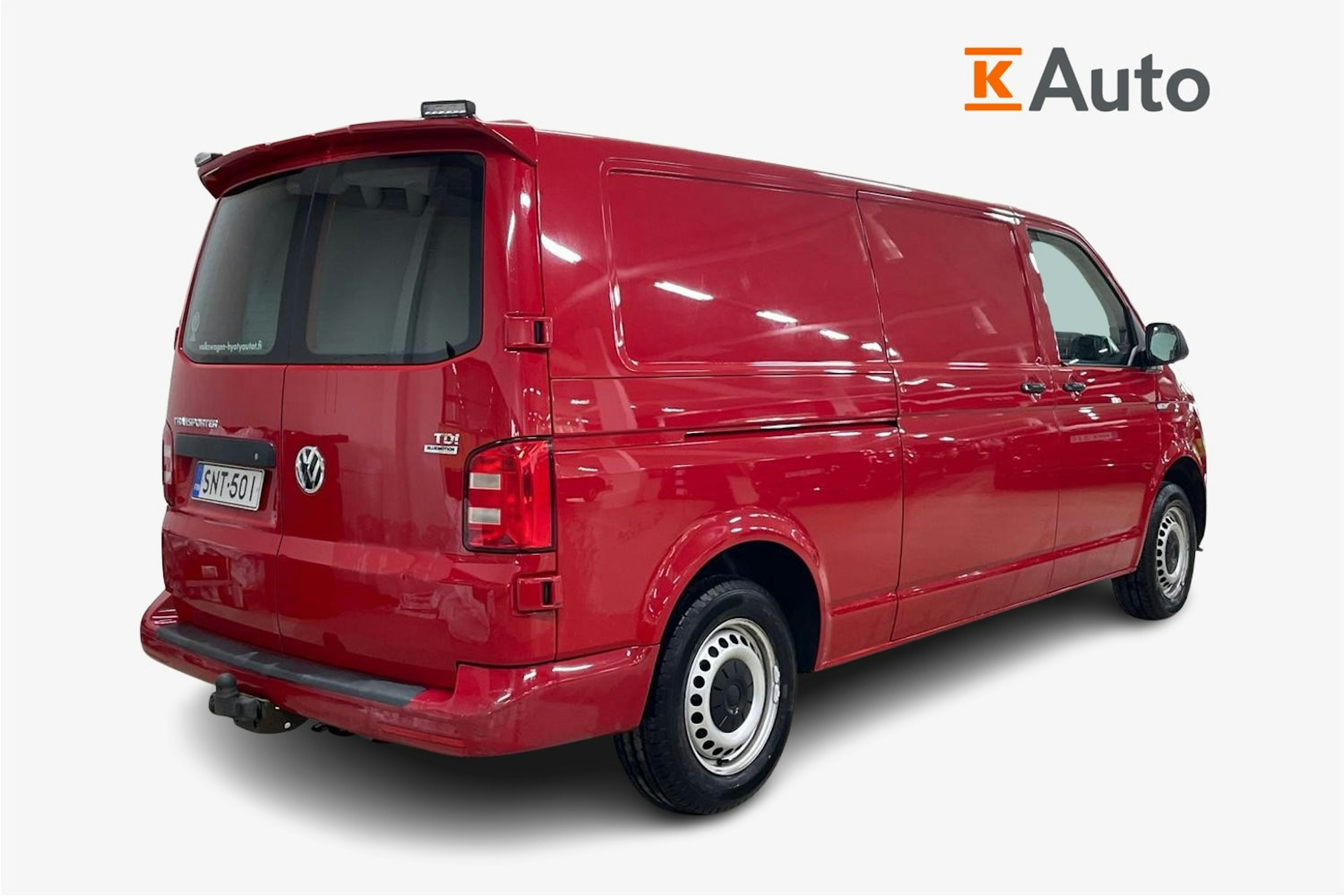 Punainen Volkswagen TRANSPORTER 2016 kuva 2.