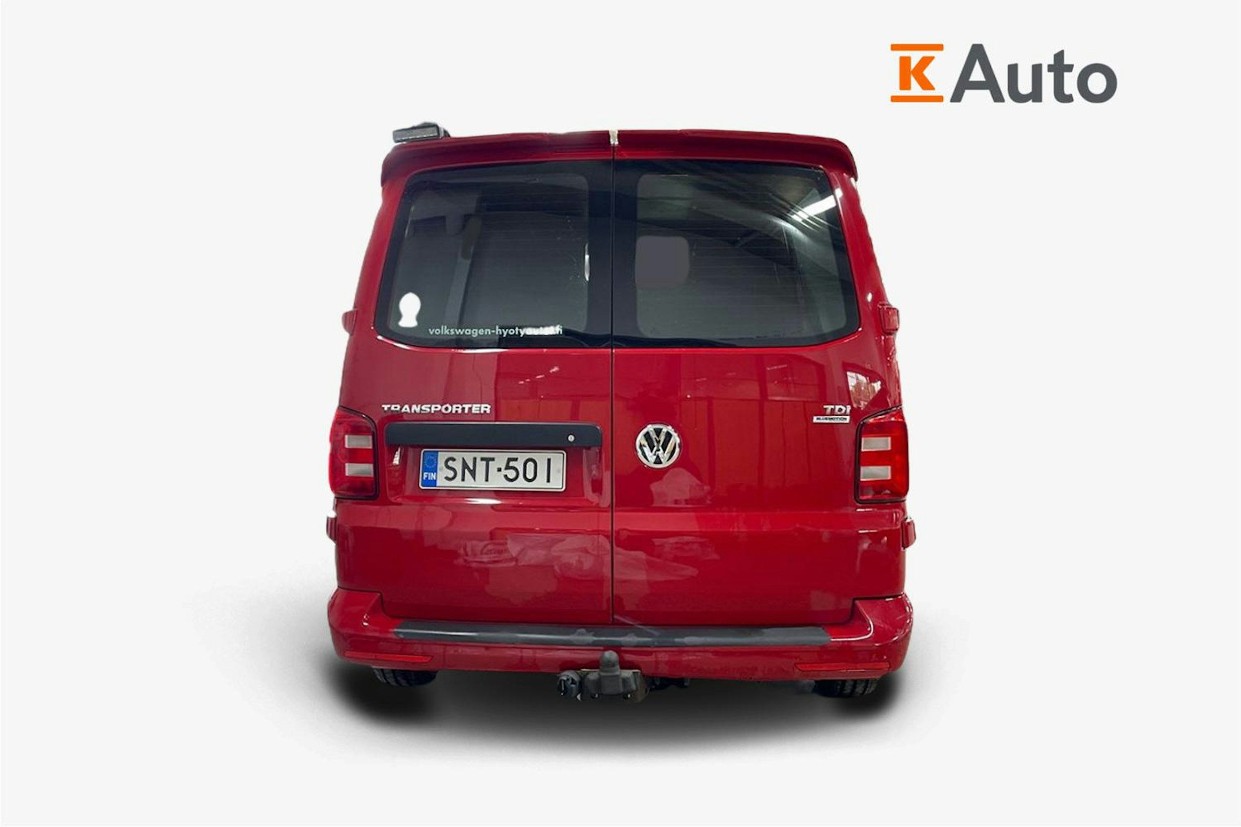 Punainen Volkswagen TRANSPORTER 2016 kuva 3.
