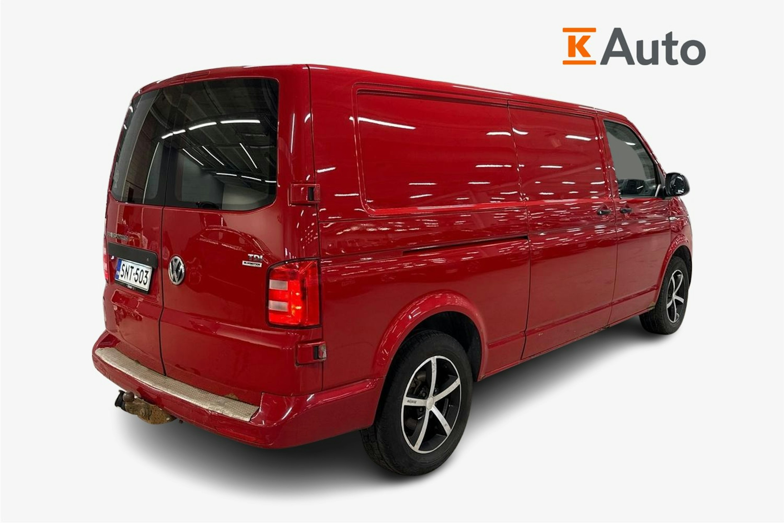 Punainen Volkswagen TRANSPORTER 2016 kuva 2.