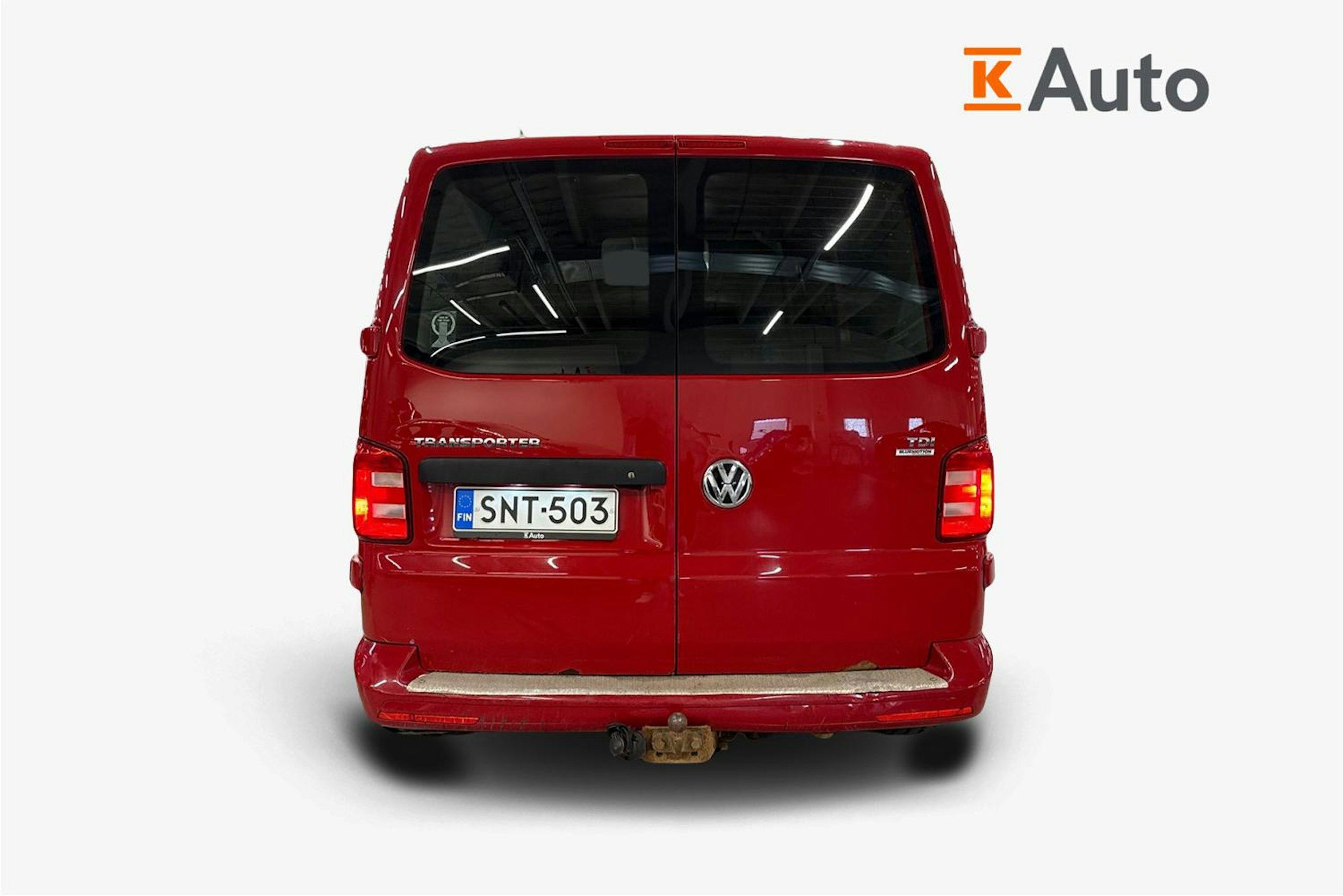 Punainen Volkswagen TRANSPORTER 2016 kuva 3.