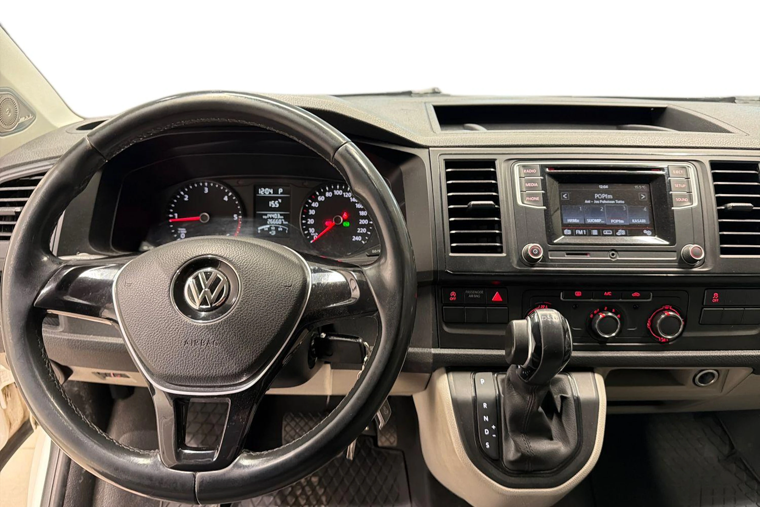 Valkoinen Volkswagen TRANSPORTER 2016 kuva 9.