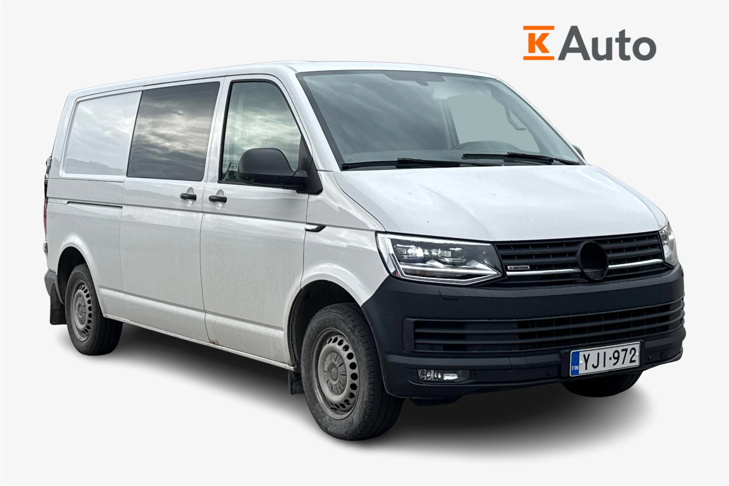 valkoinen Volkswagen Transporter 2016 kuva 1.