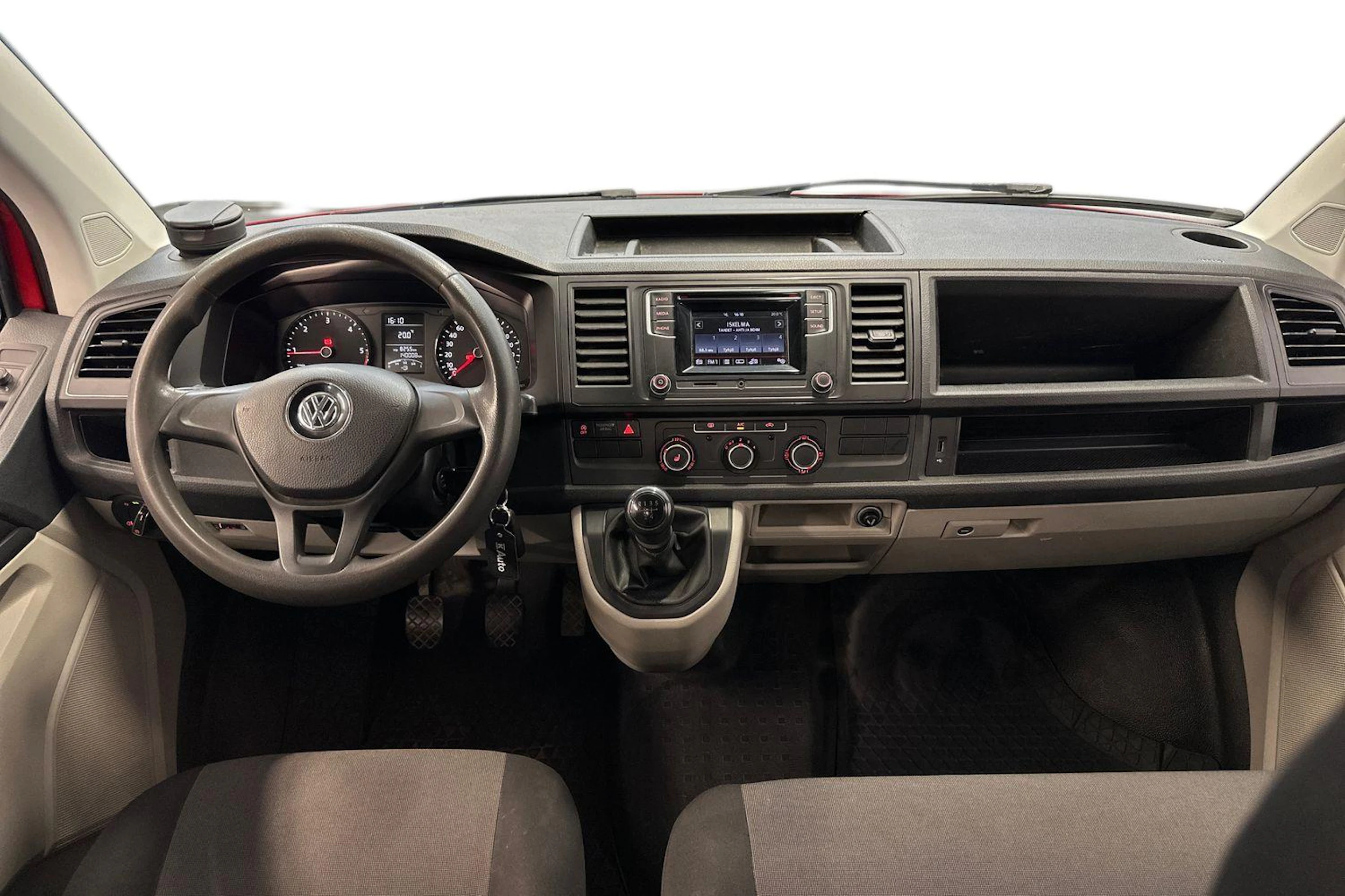 punainen Volkswagen Transporter 2017 kuva 11.