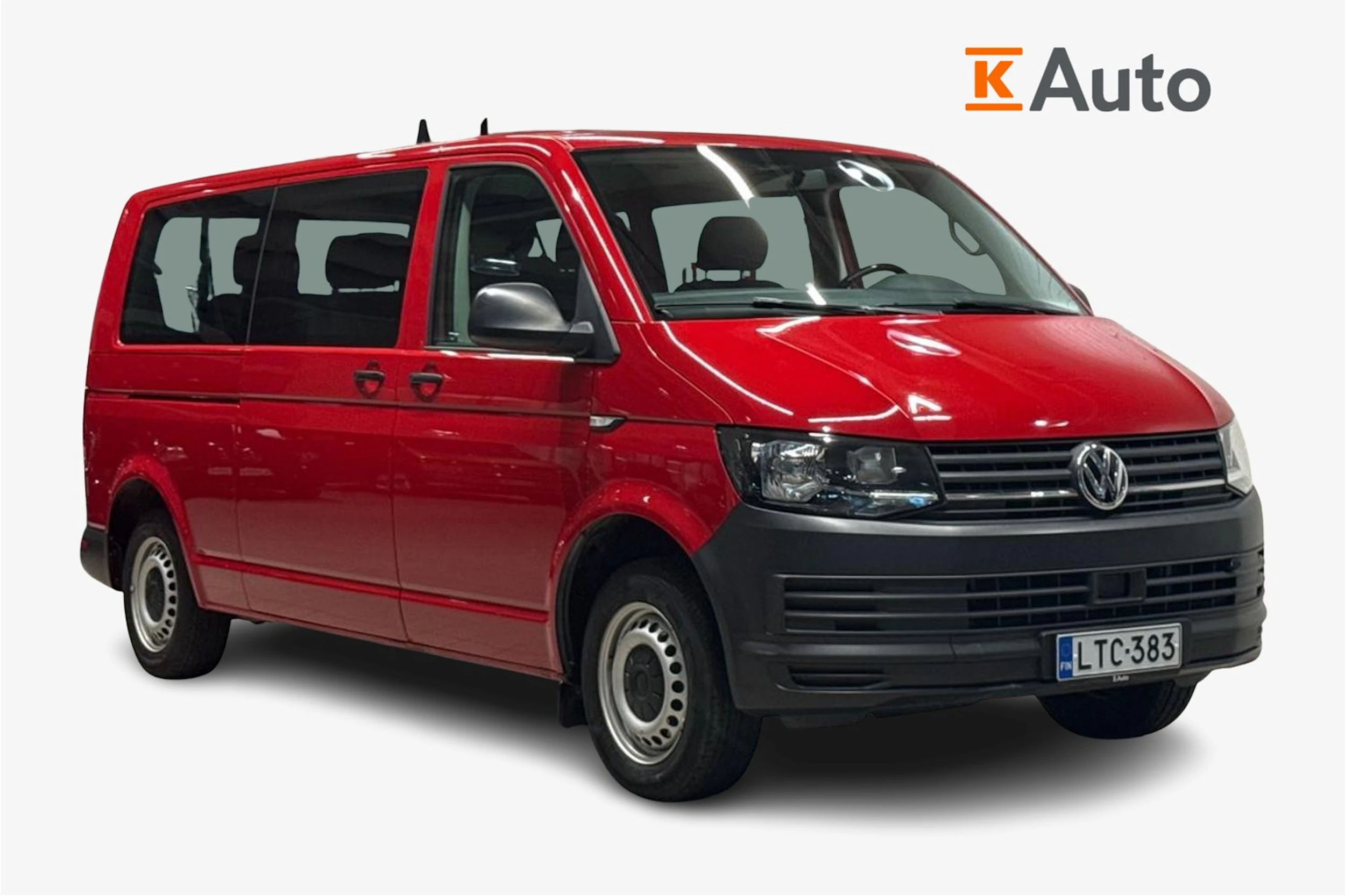 punainen Volkswagen Transporter 2017 kuva 1.