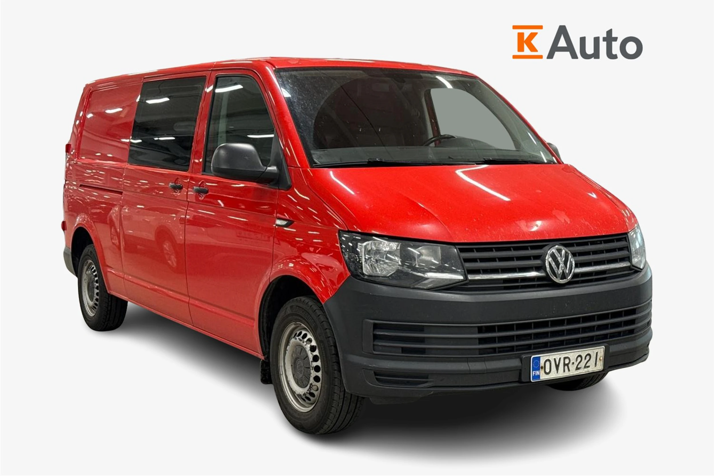punainen Volkswagen Transporter 2017 kuva 1.