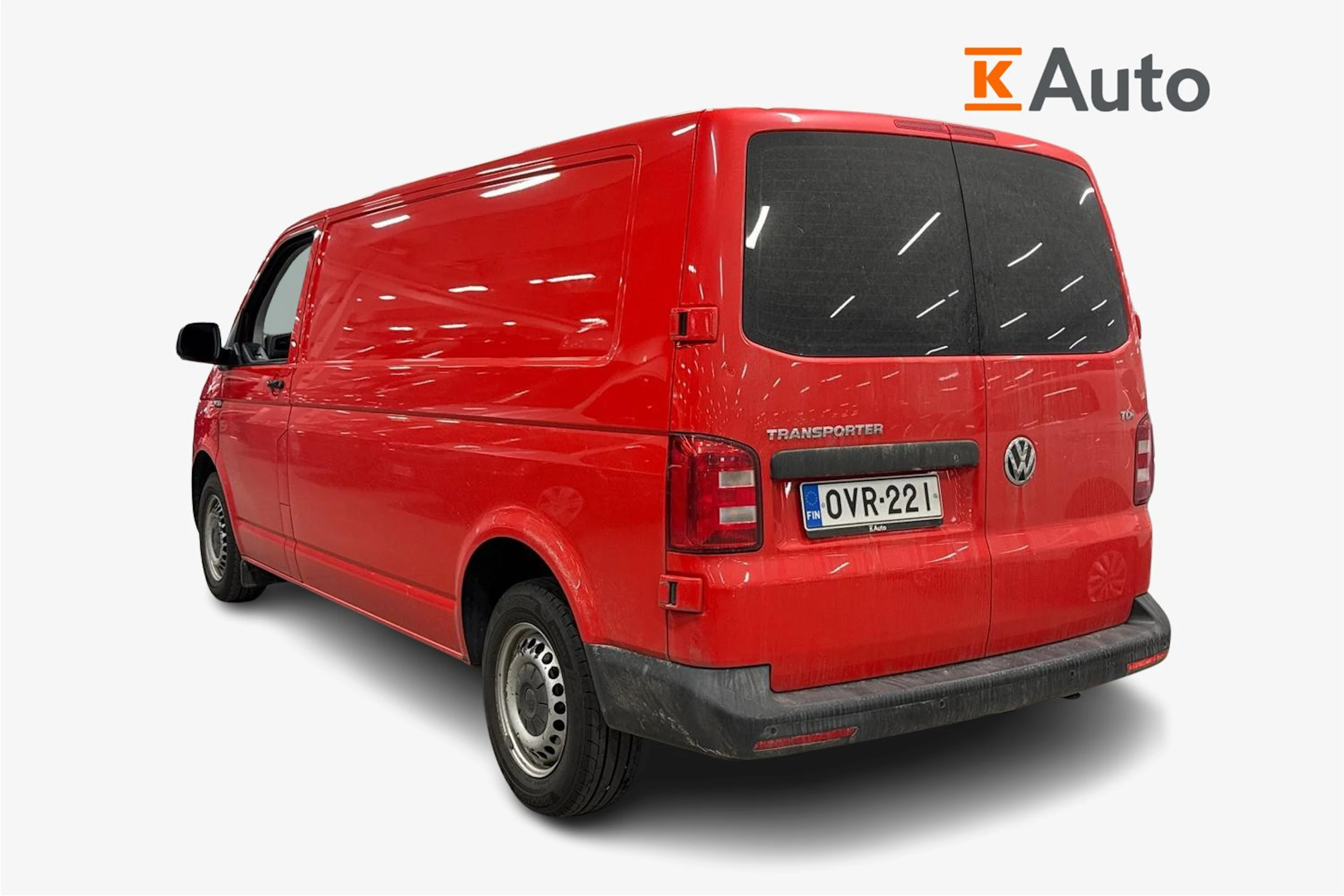 punainen Volkswagen Transporter 2017 kuva 2.