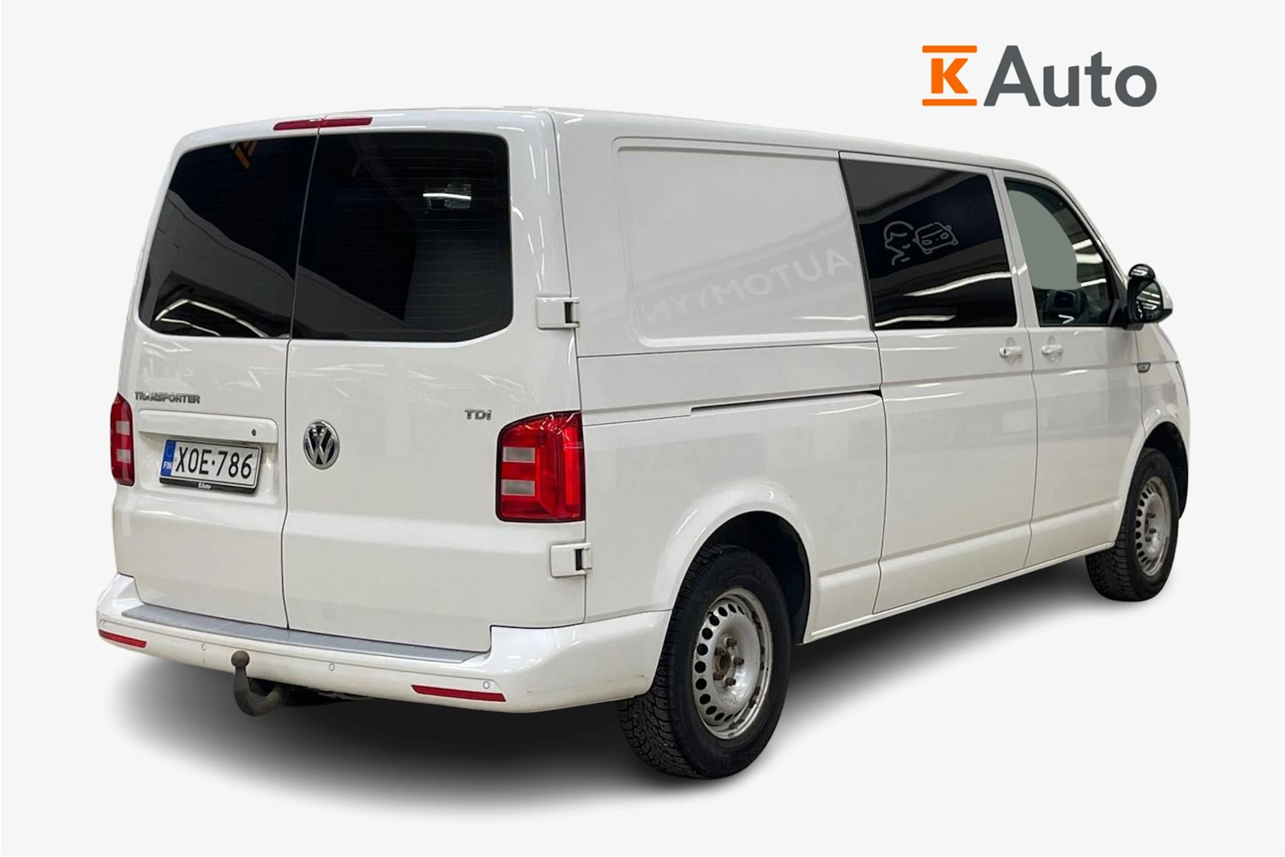 valkoinen Volkswagen Transporter 2017 kuva 2.