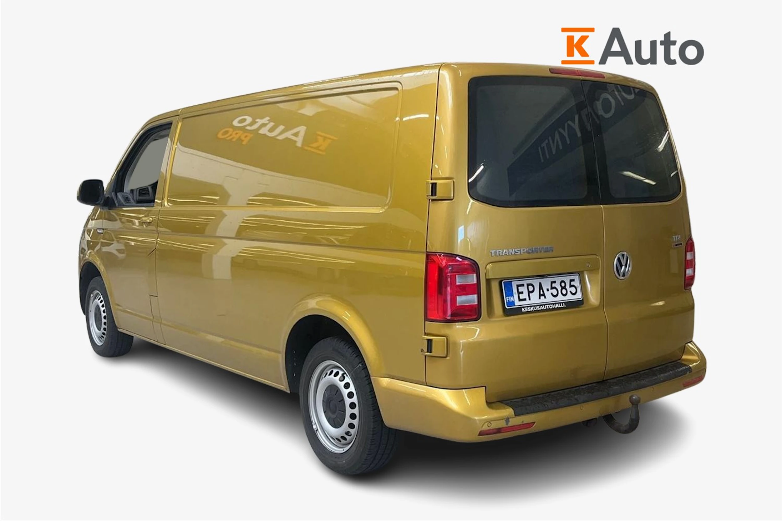 keltainen Volkswagen Transporter 2018 kuva 2.