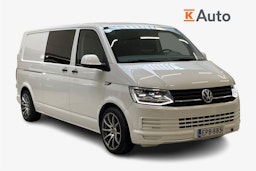 valkoinen Volkswagen Transporter 2018 kuva 1.