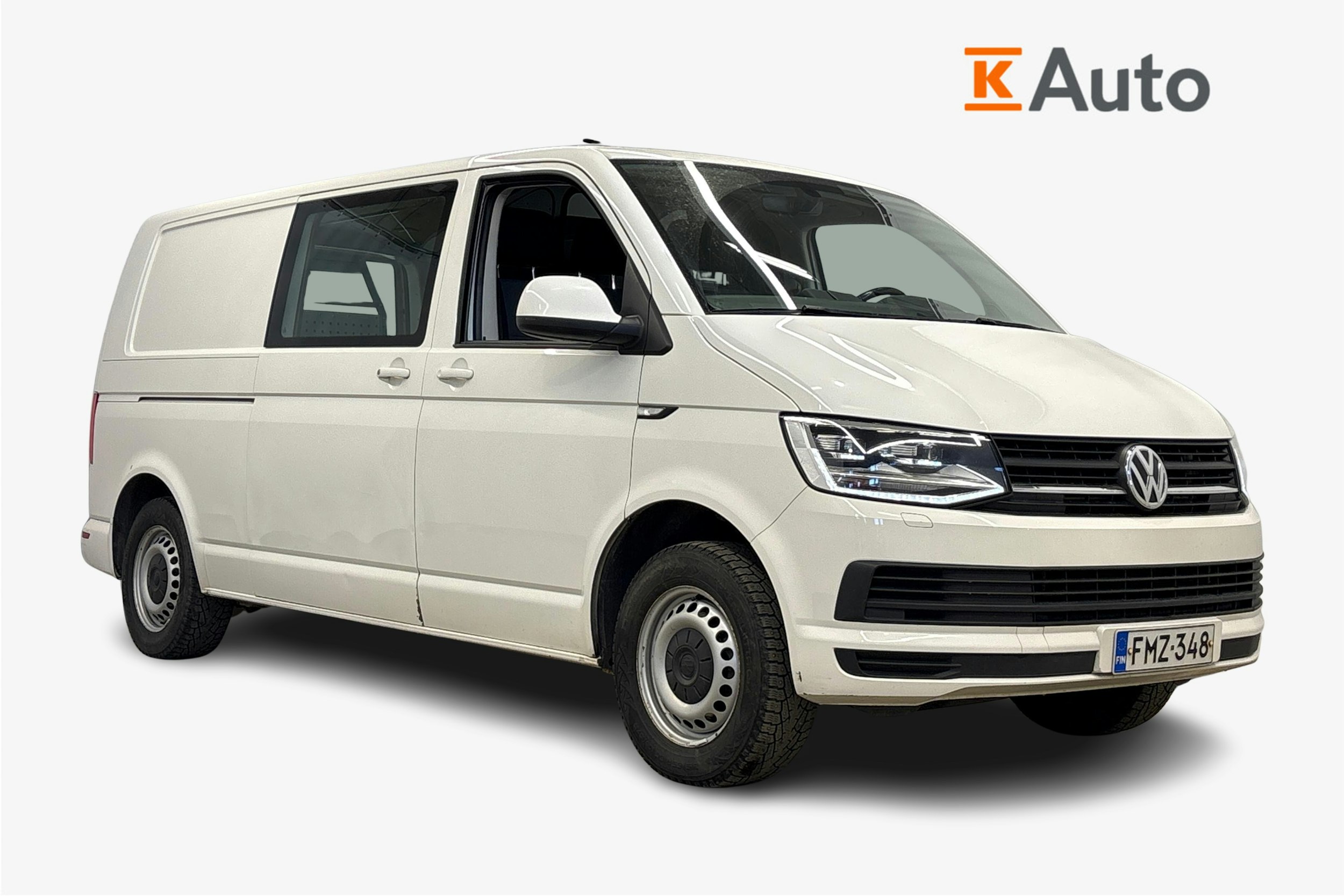 valkoinen Volkswagen Transporter 2018 kuva 1.