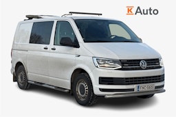 valkoinen Volkswagen Transporter 2018 kuva 1.