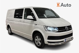 valkoinen Volkswagen Transporter 2018 kuva 1.