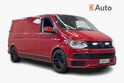 punainen Volkswagen Transporter 2018 kuva 1.