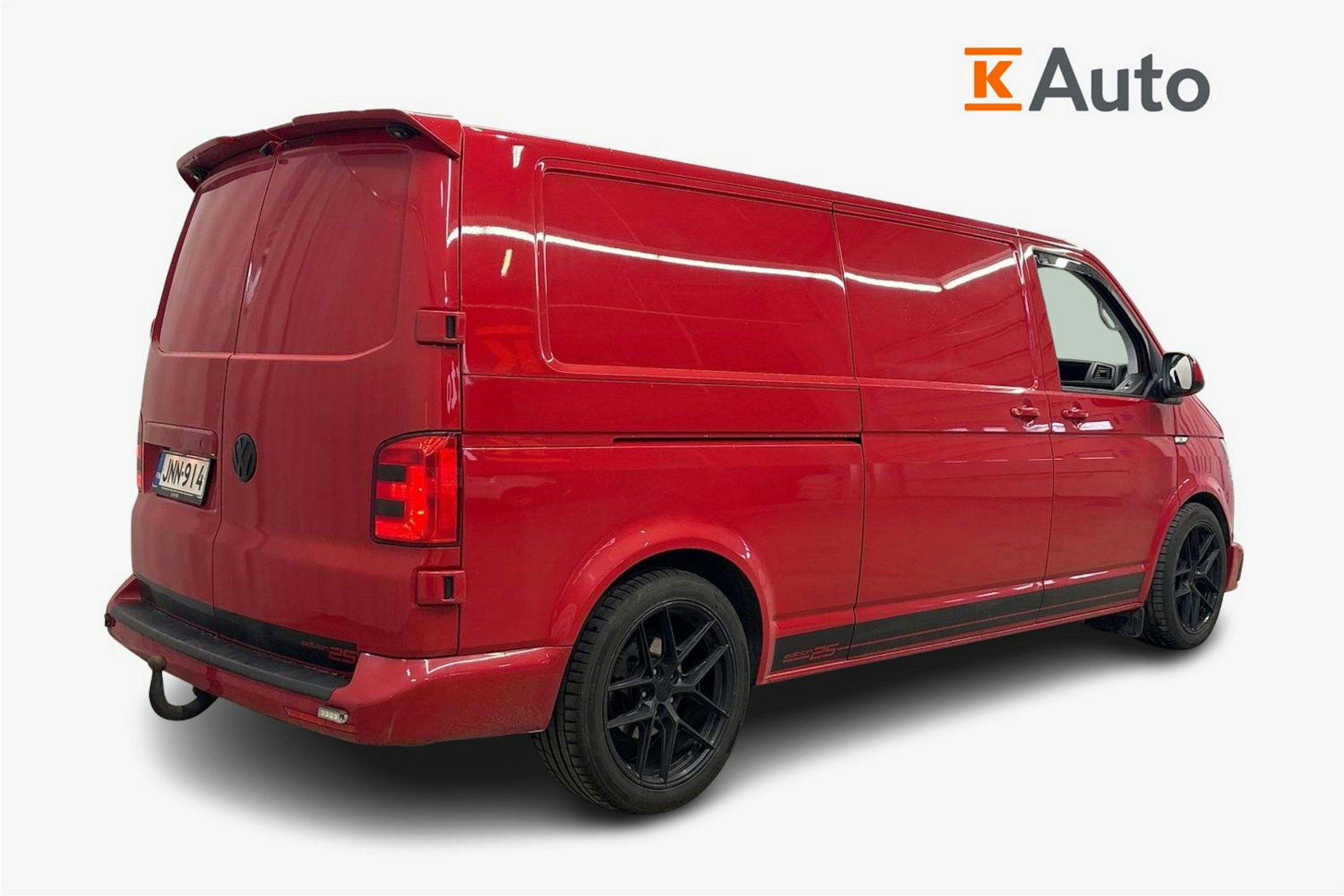 punainen Volkswagen Transporter 2018 kuva 2.