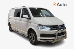 valkoinen Volkswagen Transporter 2018 kuva 1.