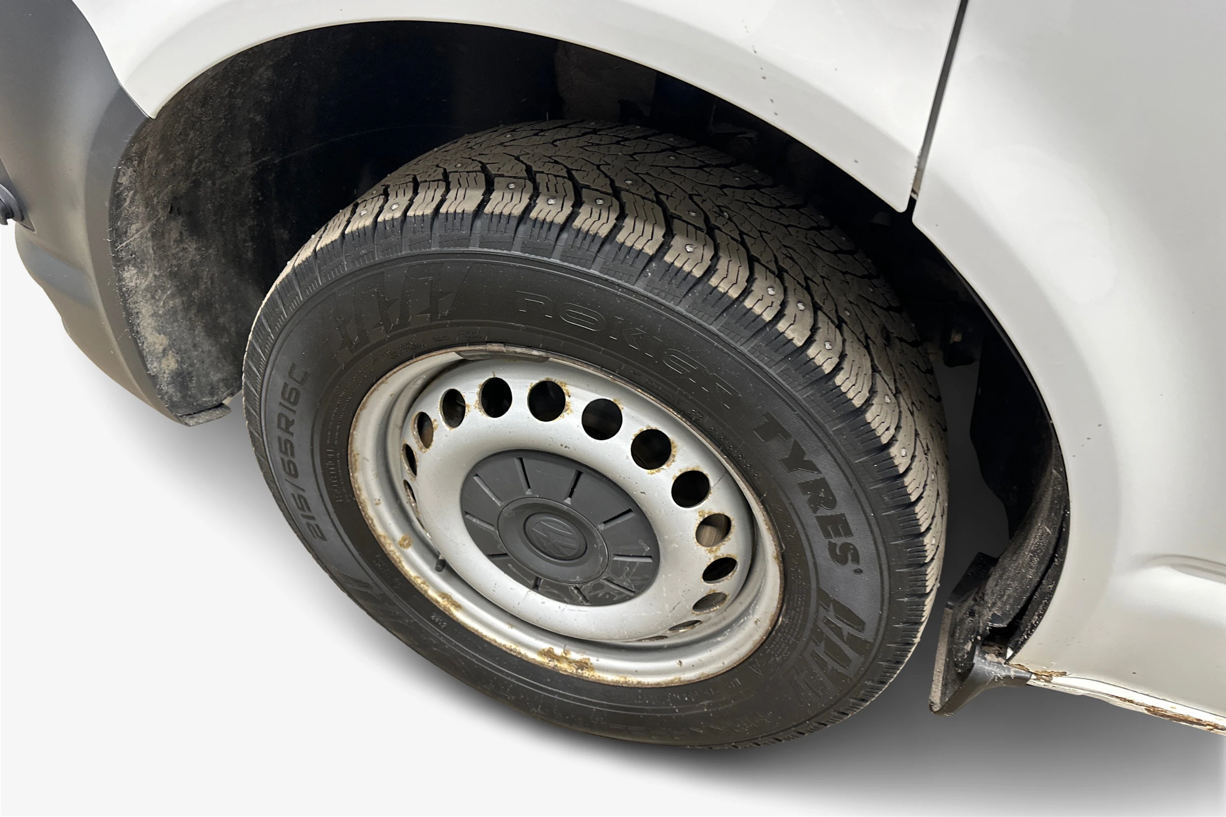 valkoinen Volkswagen Transporter 2018 kuva 9.