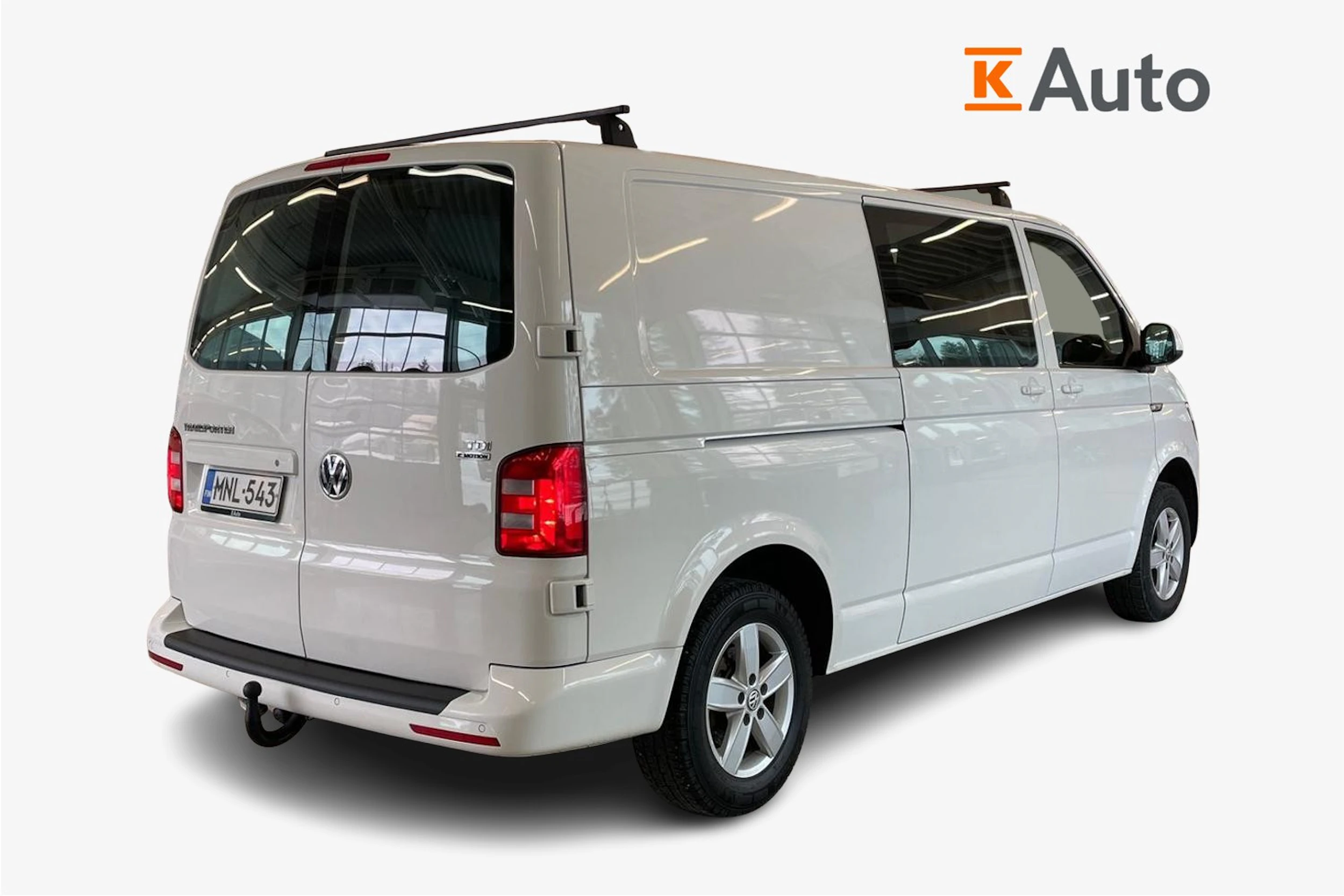 Valkoinen Volkswagen TRANSPORTER 2018 kuva 2.