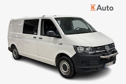 Valkoinen Volkswagen Transporter 2018 kuva 1.