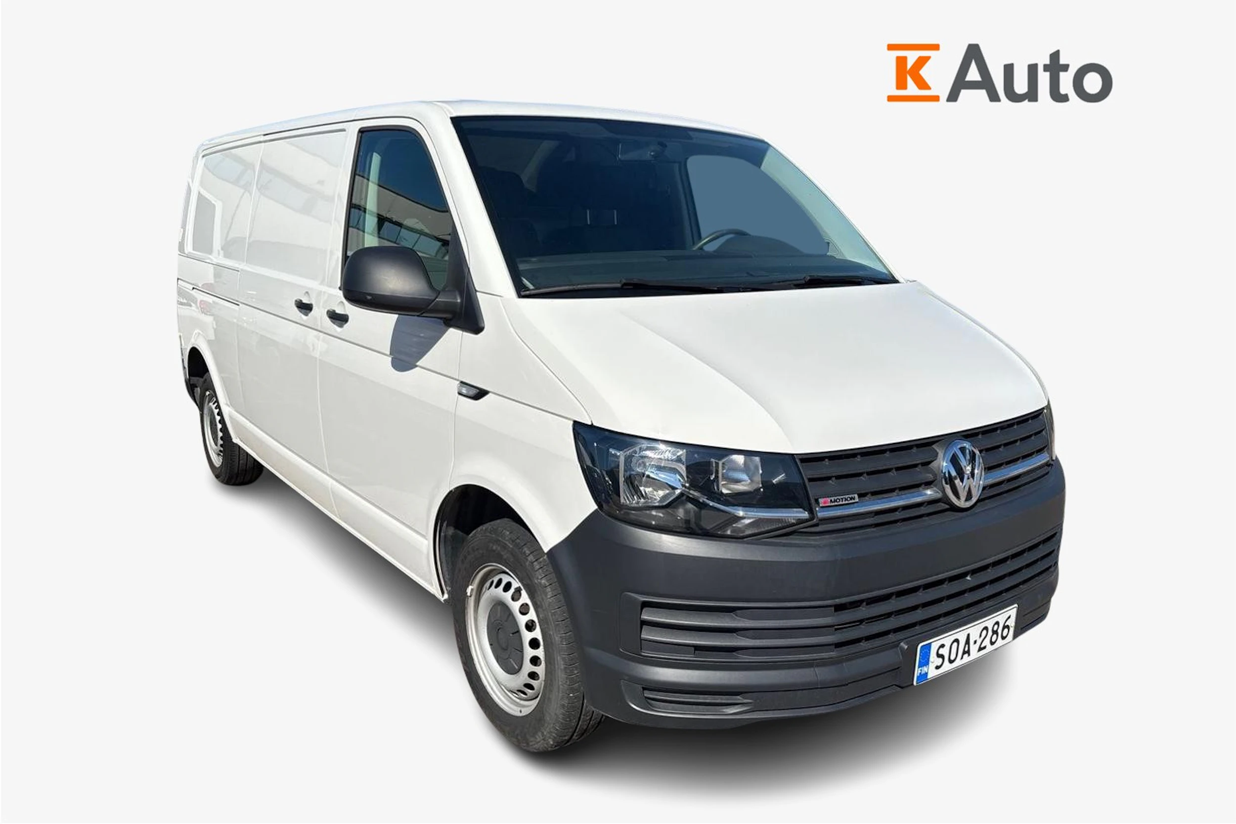 valkoinen Volkswagen Transporter 2018 kuva 1.