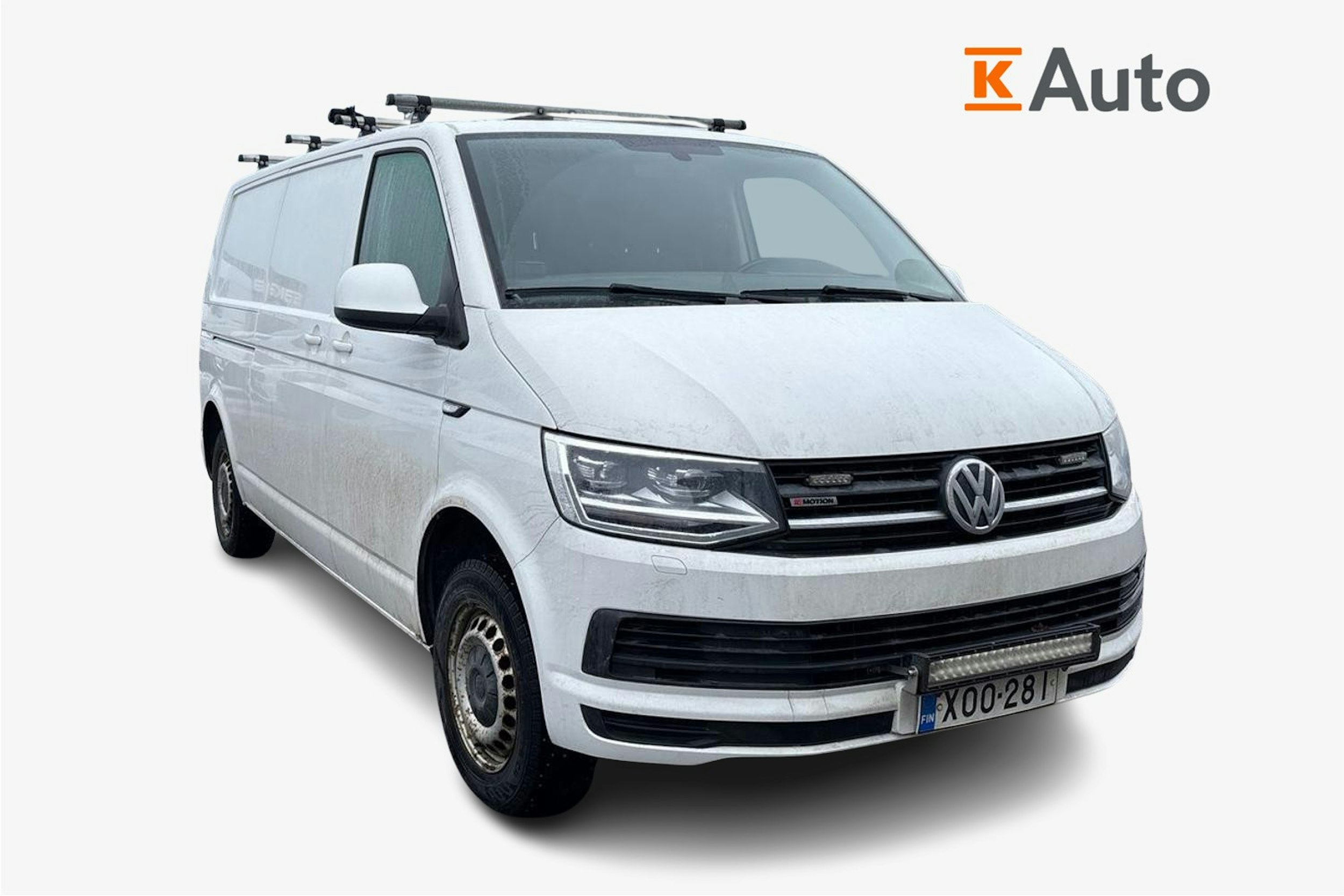 valkoinen Volkswagen Transporter 2018 kuva 1.