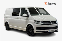 valkoinen Volkswagen Transporter 2018 kuva 1.