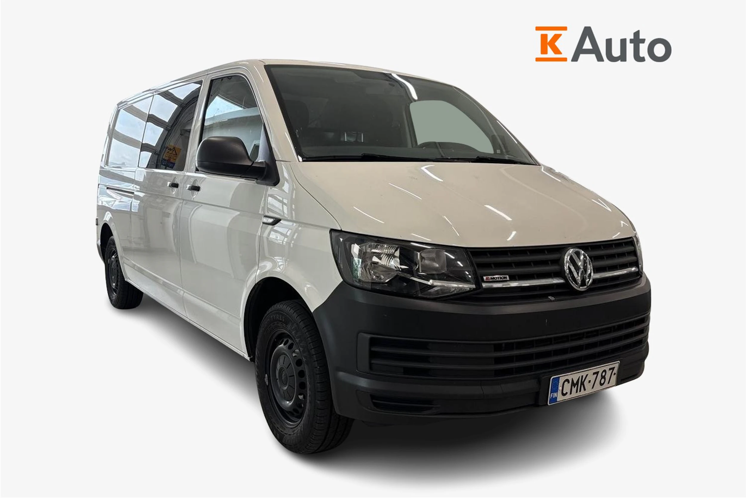 valkoinen Volkswagen Transporter 2019 kuva 1.