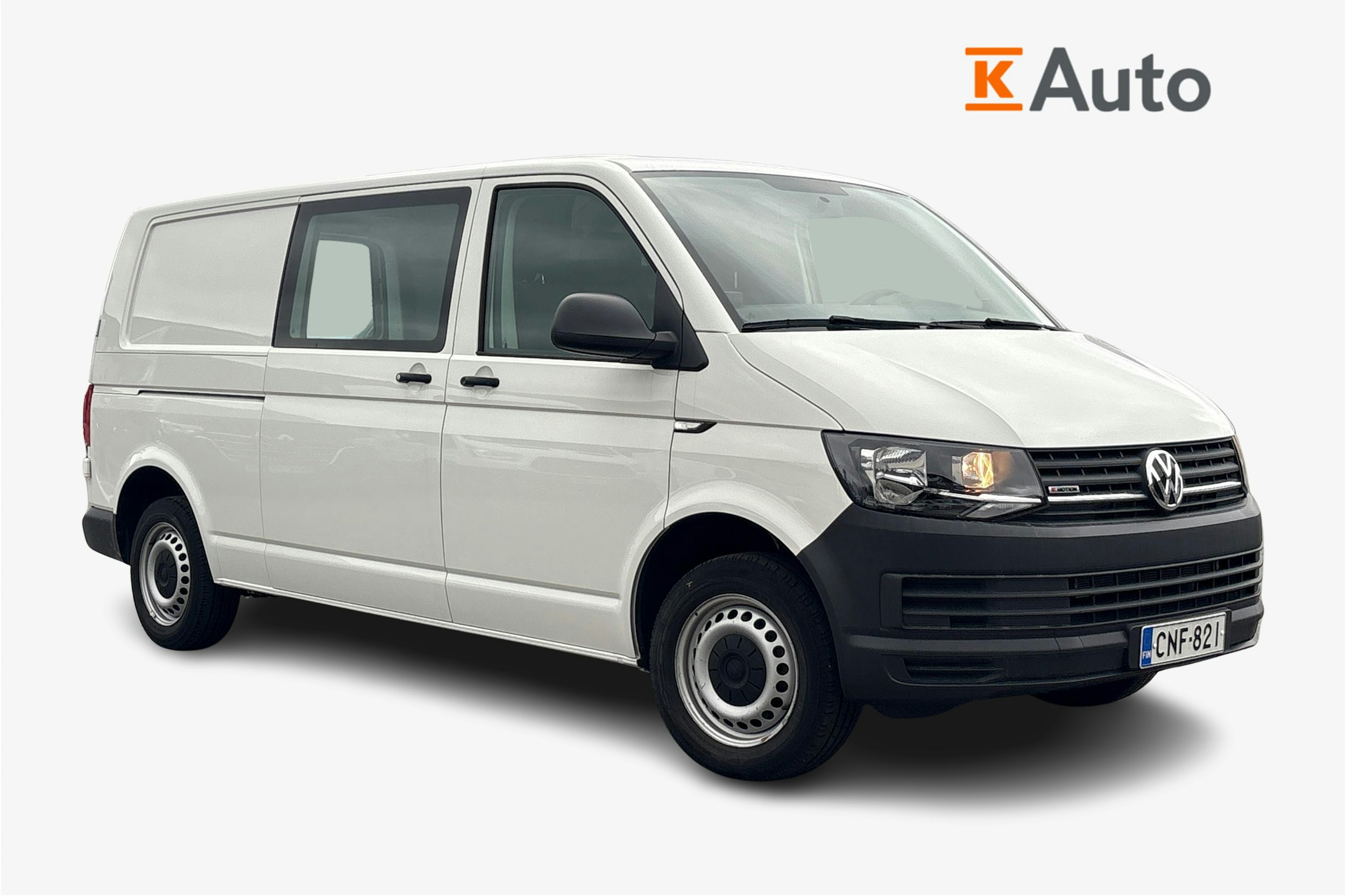 valkoinen Volkswagen Transporter 2019 kuva 1.